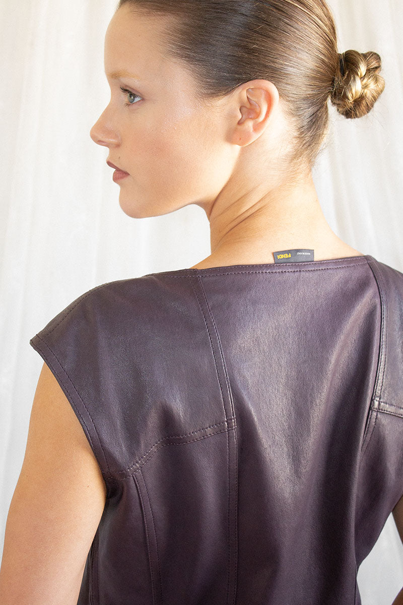 Fendi / 100% Leather Dress