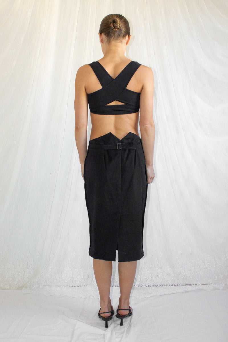 Gucci / FW2002 Buckle Skirt