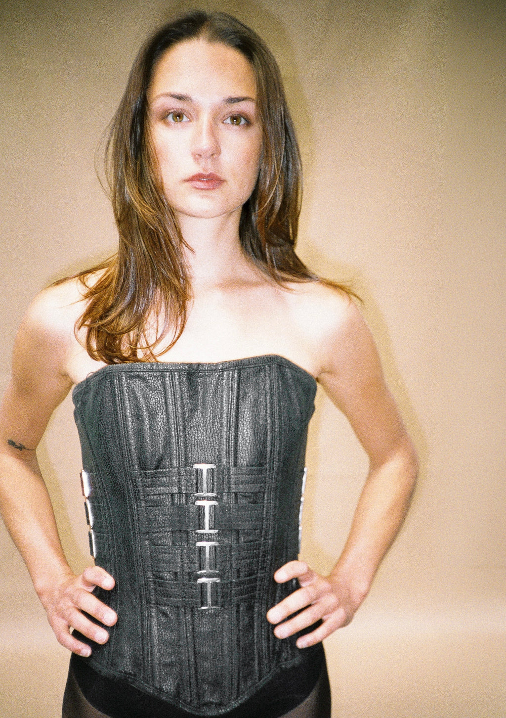 Vintage / 100% Leather Corset