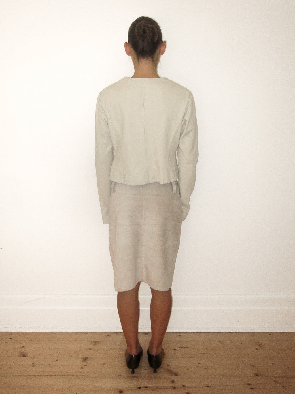 Samvara / Hook & Eye Leather Top