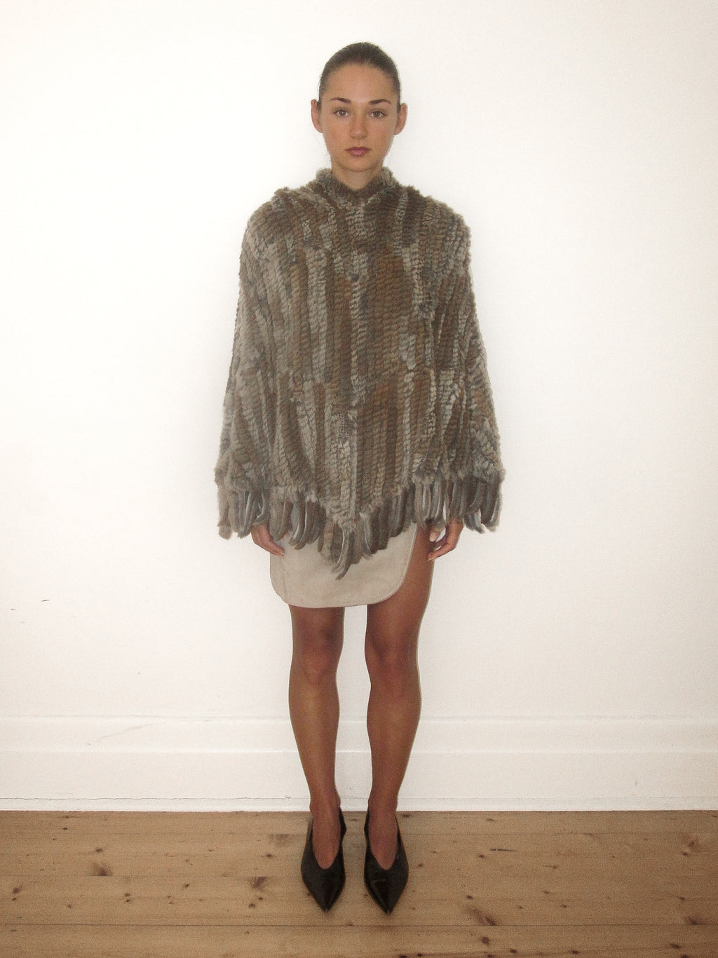 100% Fur Poncho