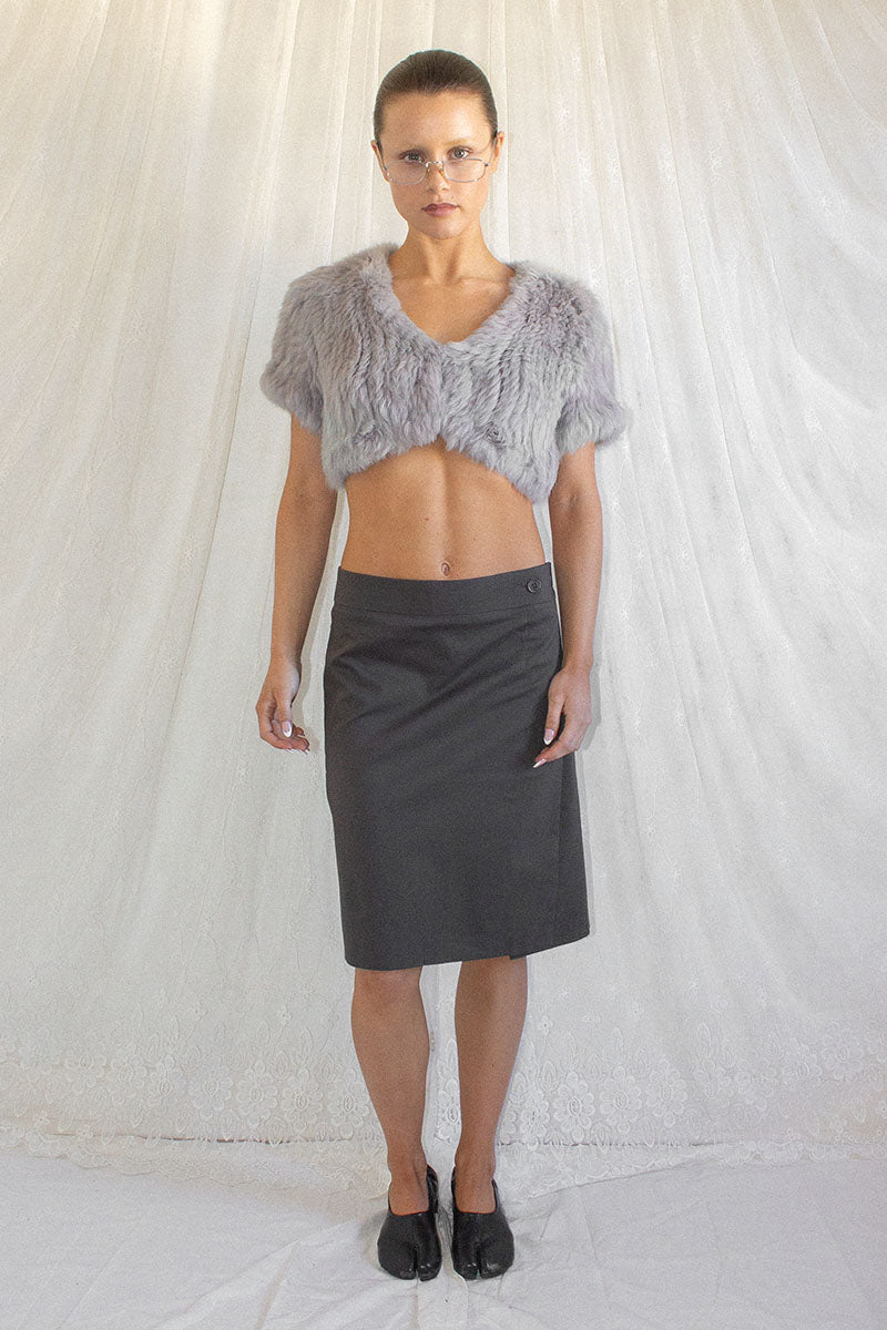 Costume National / Buttoned Midi Skirt