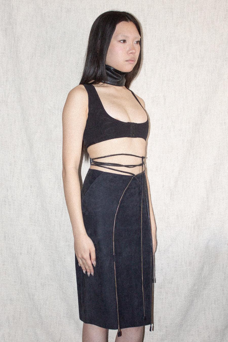 Fendi / SS2003 Suede Skirt