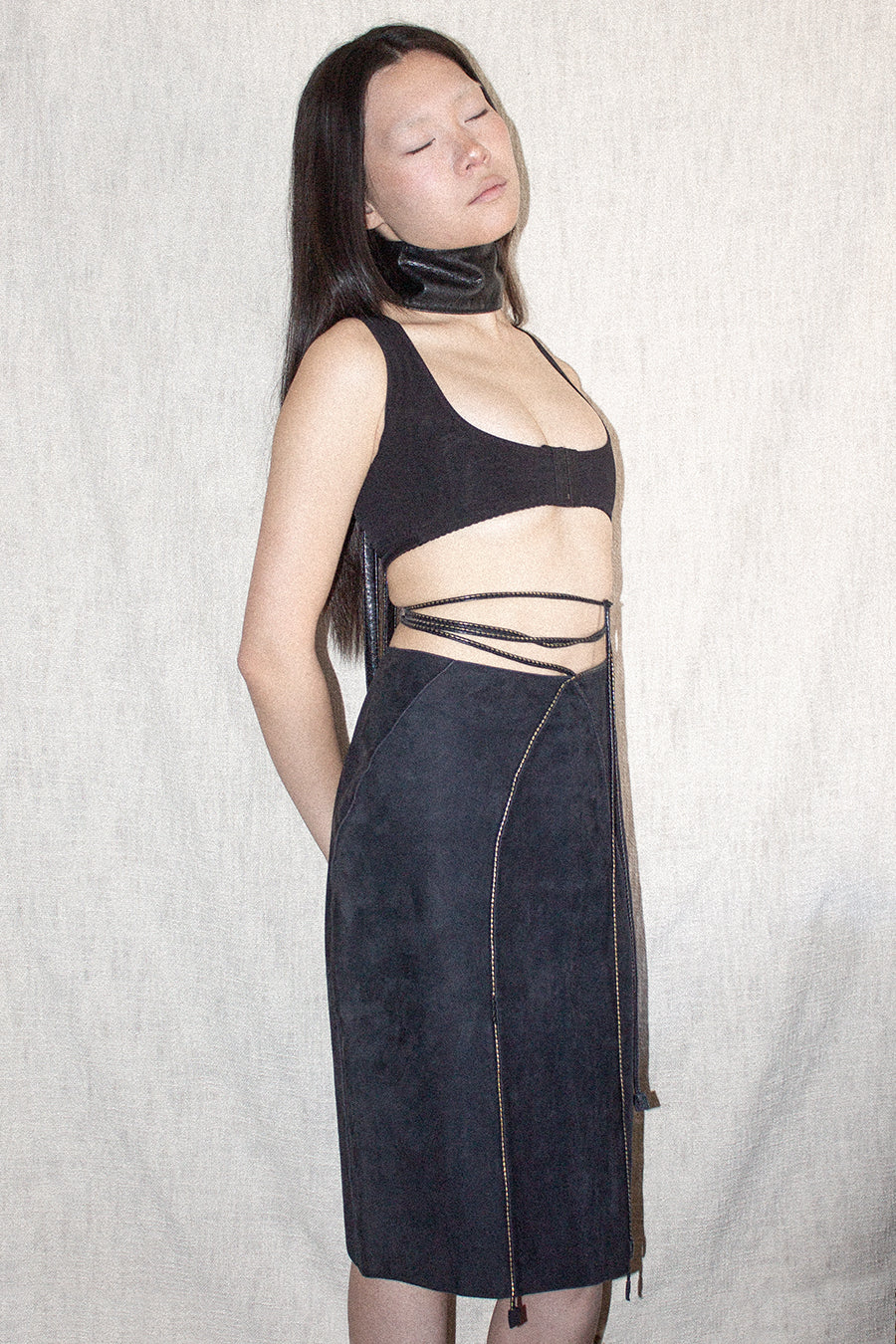 Fendi / SS2003 Suede Skirt