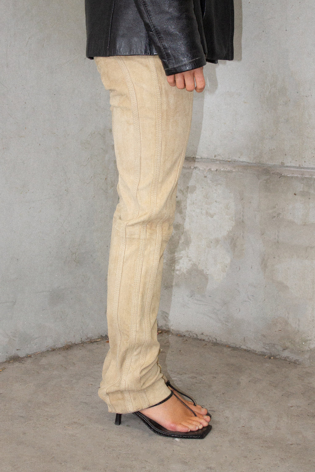 Vintage / Suede Biker Pants