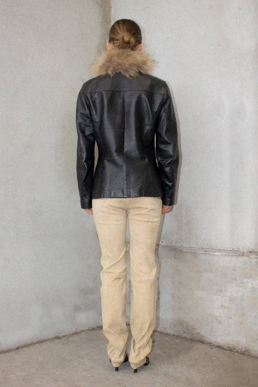 Vintage / Suede Biker Pants