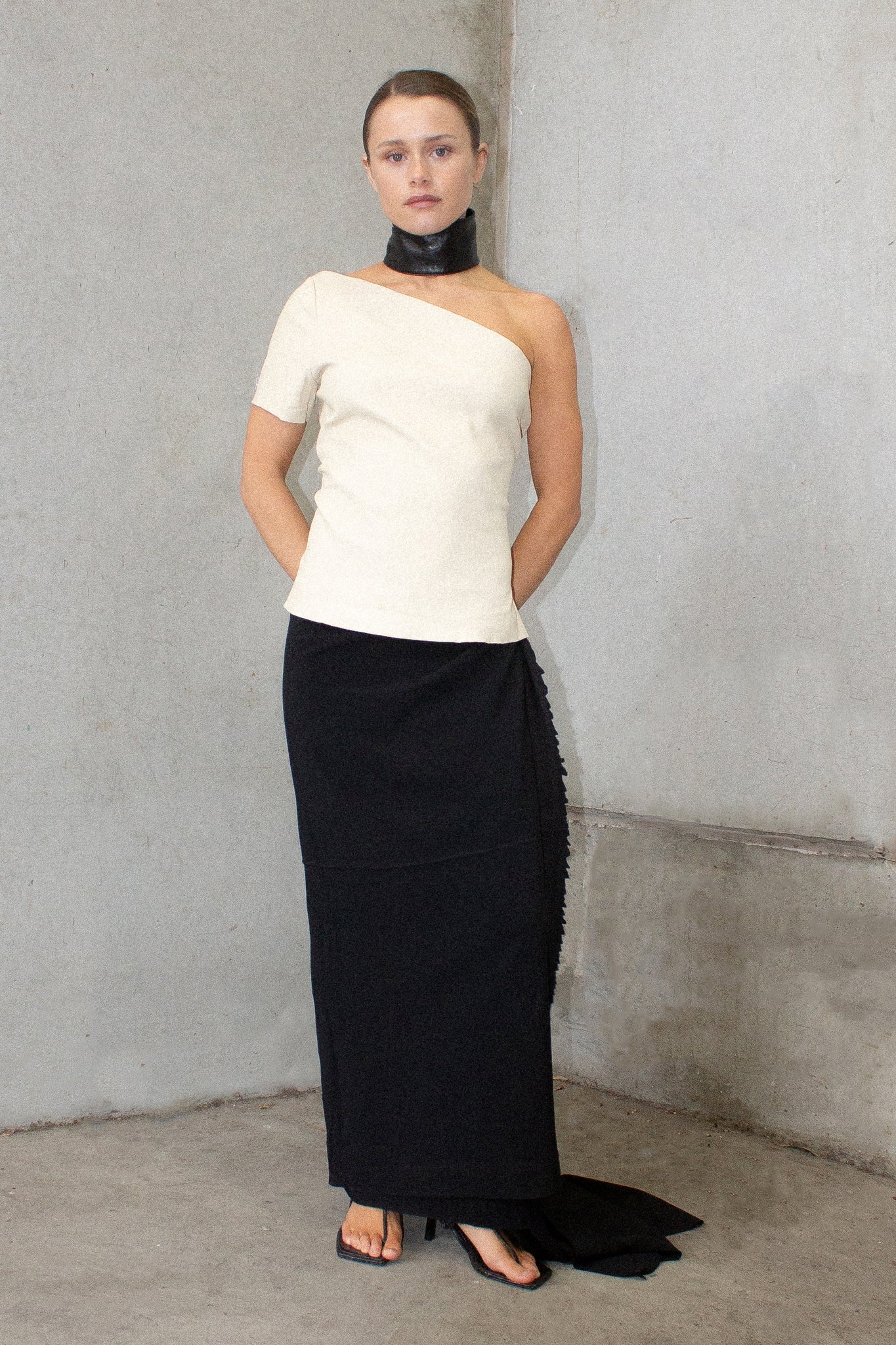 Helmut Lang / Leather Top