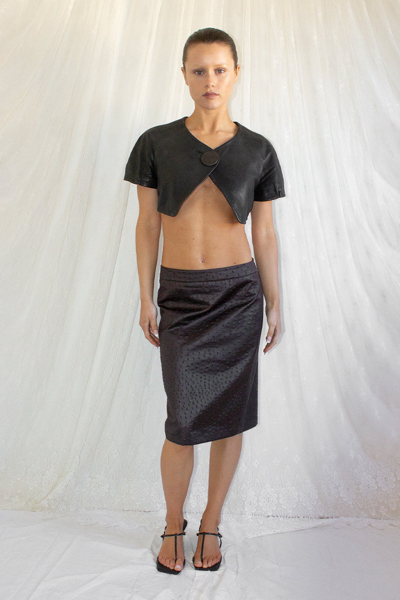Max Mara / Textured Mini Skirt