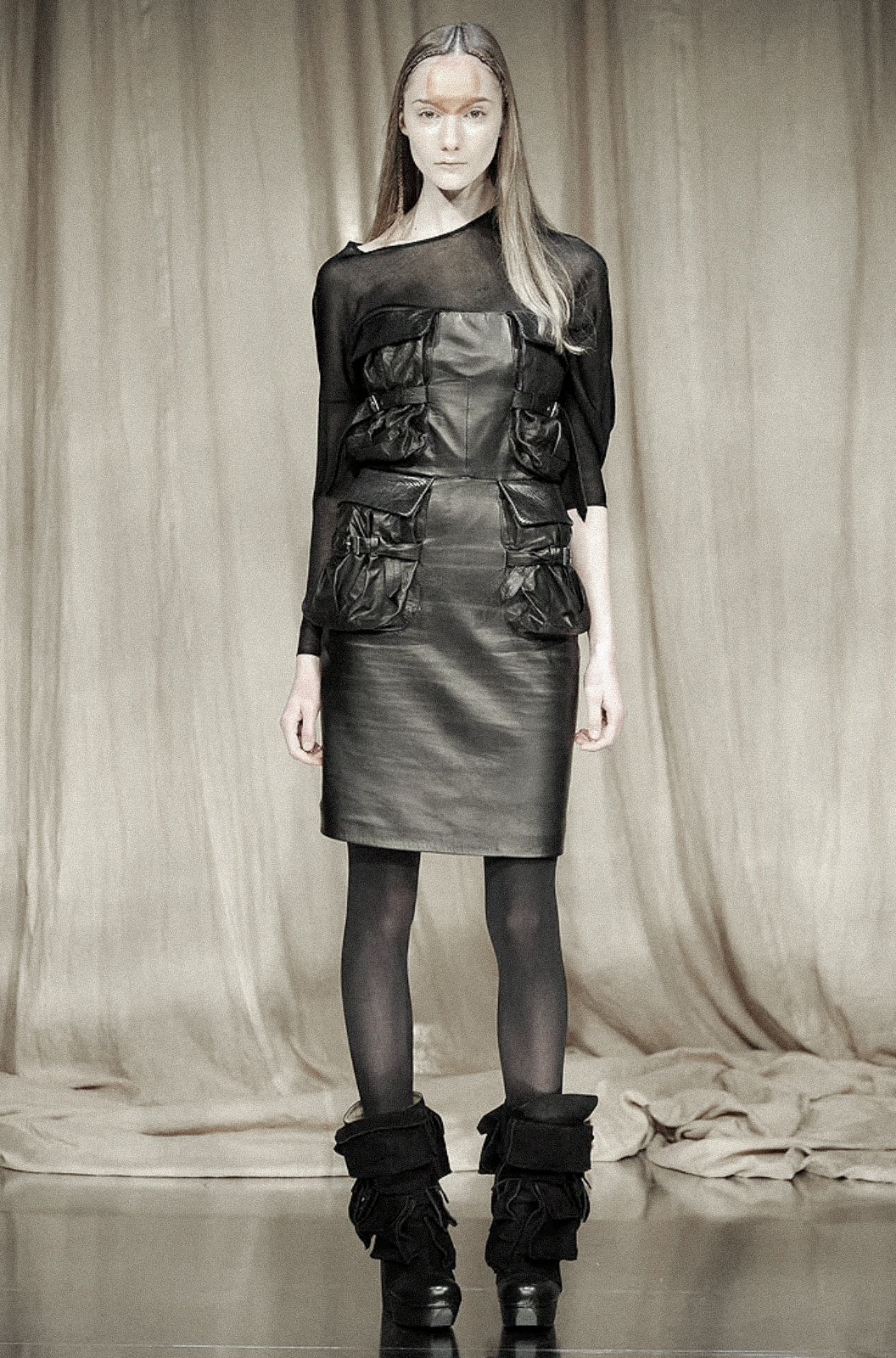 Acne Studios  / FW2010 Leather Utility Dress