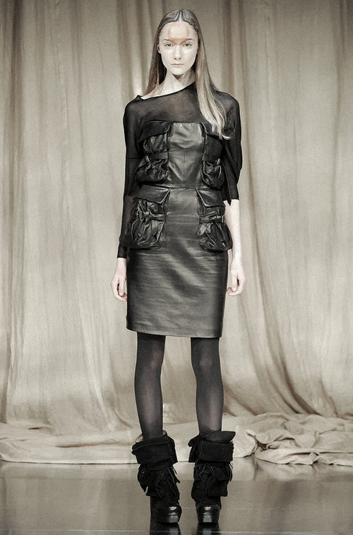 Acne Studios  / FW2010 Leather Utility Dress