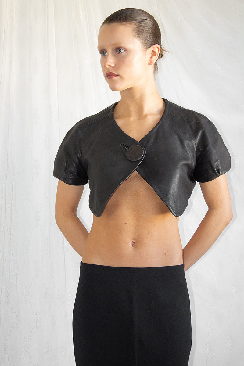 Vintage / Leather Bolero