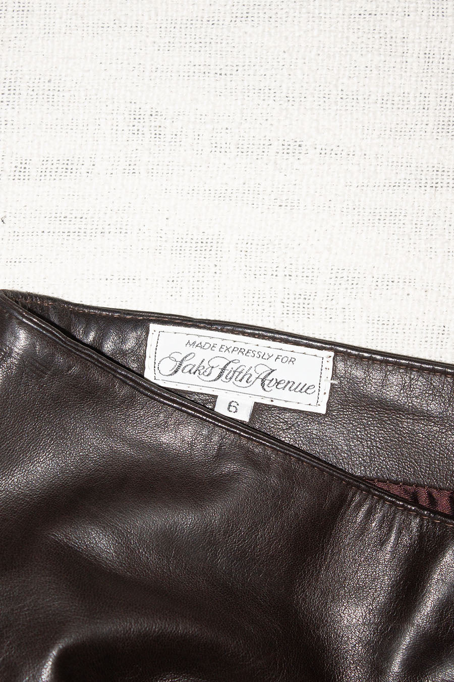 Vintage / Leather Skirt