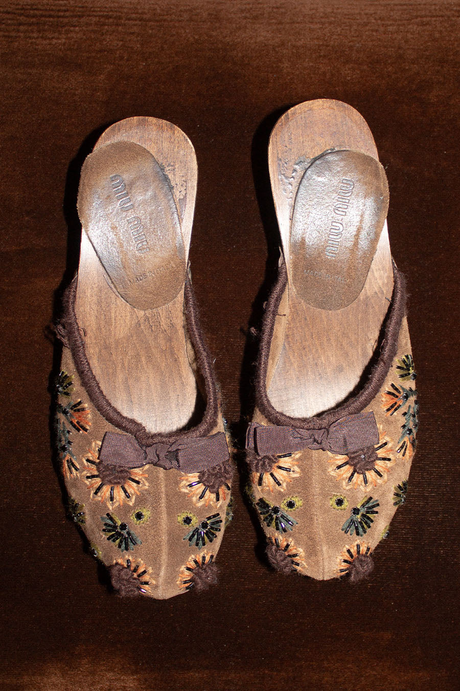Miu Miu / Floral Clogs