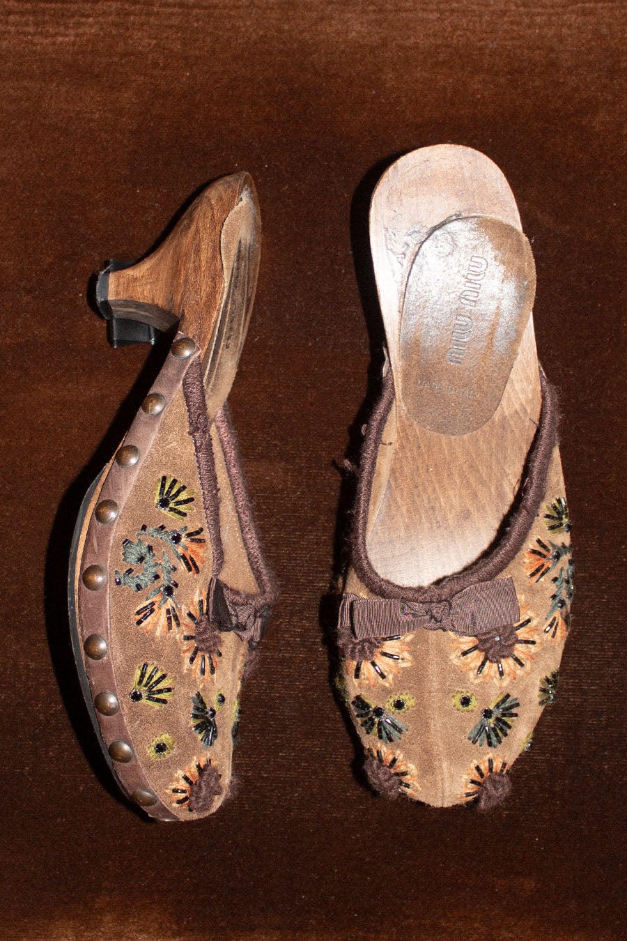 Miu Miu / Floral Clogs