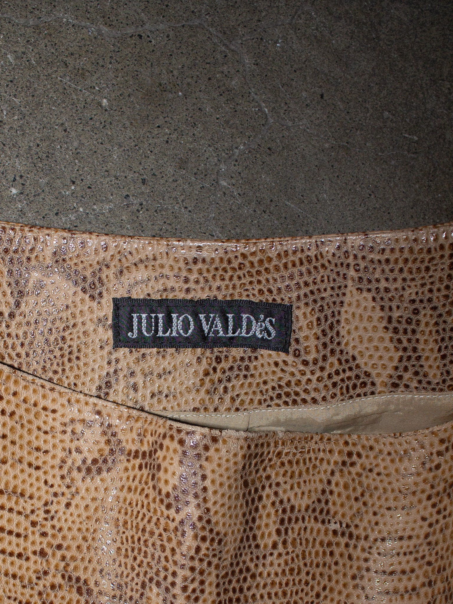Julio Valdes / Python Micro Skirt