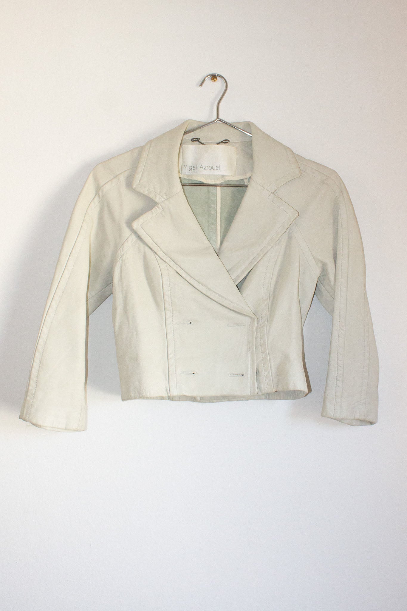 Yigal Azrouël / Leather Micro Jacket