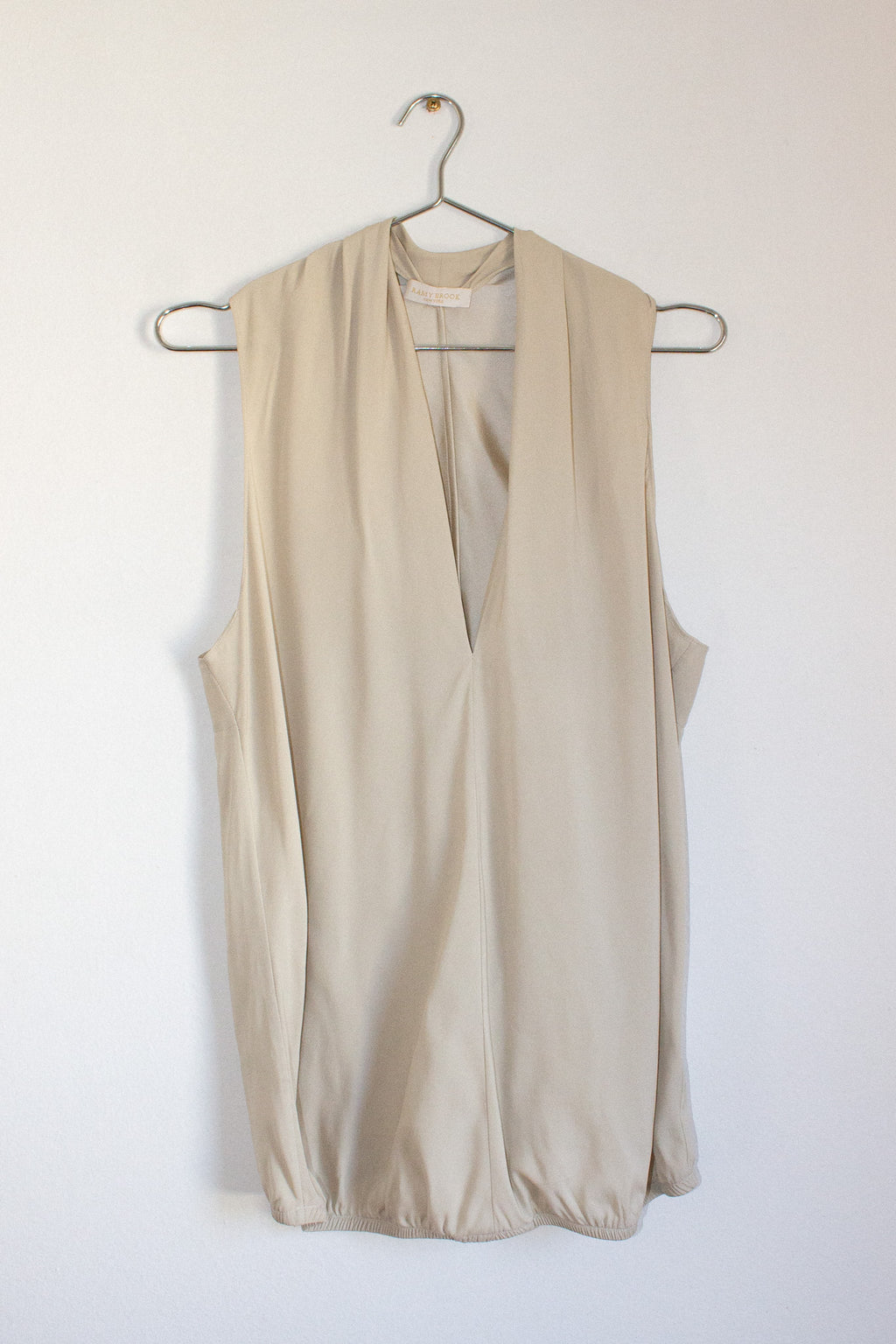 Vintage / Draped Silk Top