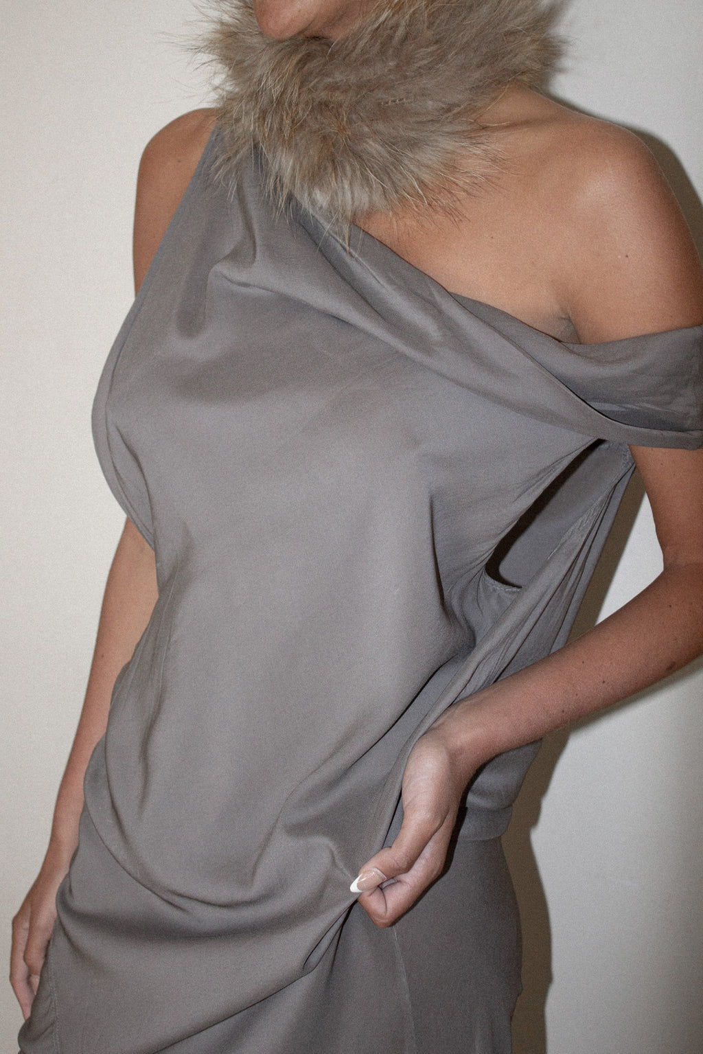 Donna Karan / Draped Dress