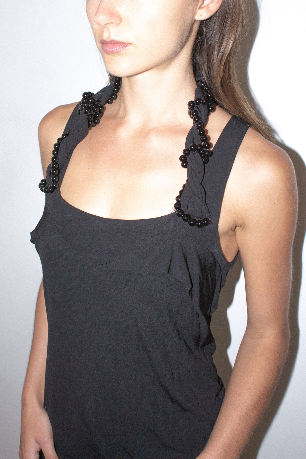 Helmut Lang / Beaded Neck Top