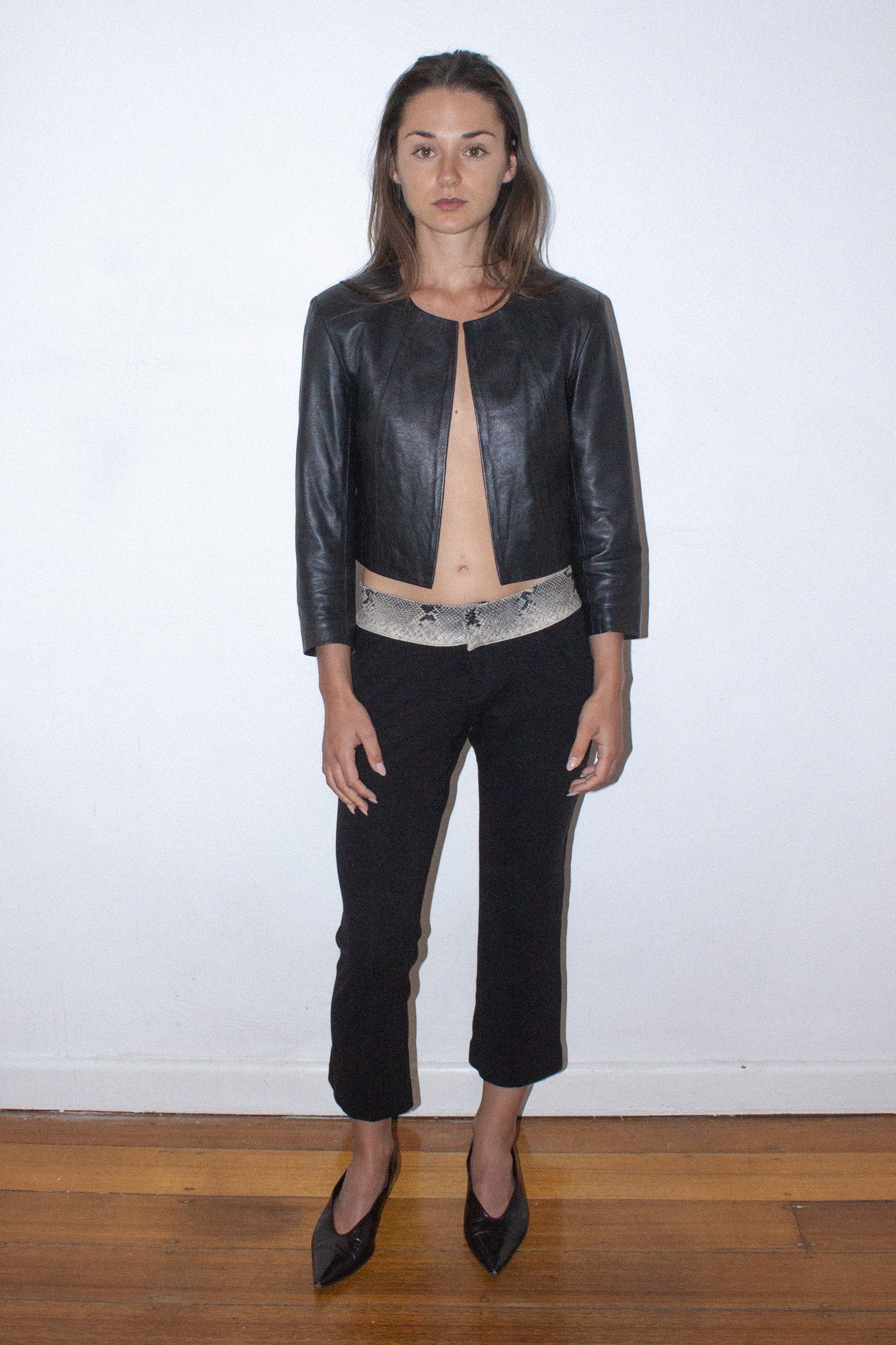 Vintage / Snake Waistband Capris