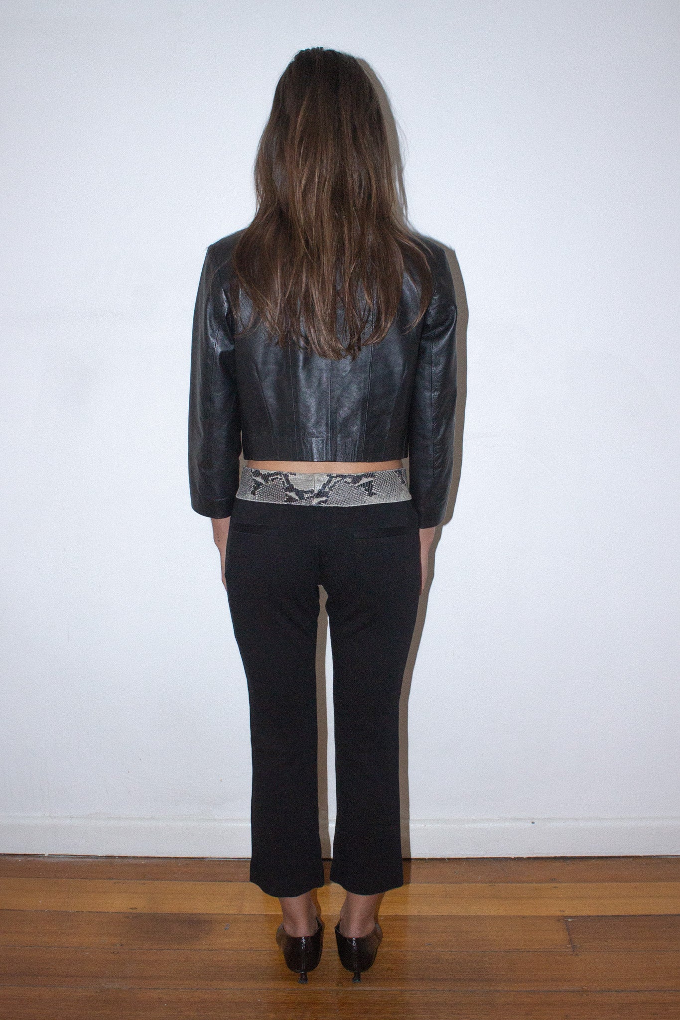 Vintage / Snake Waistband Capris