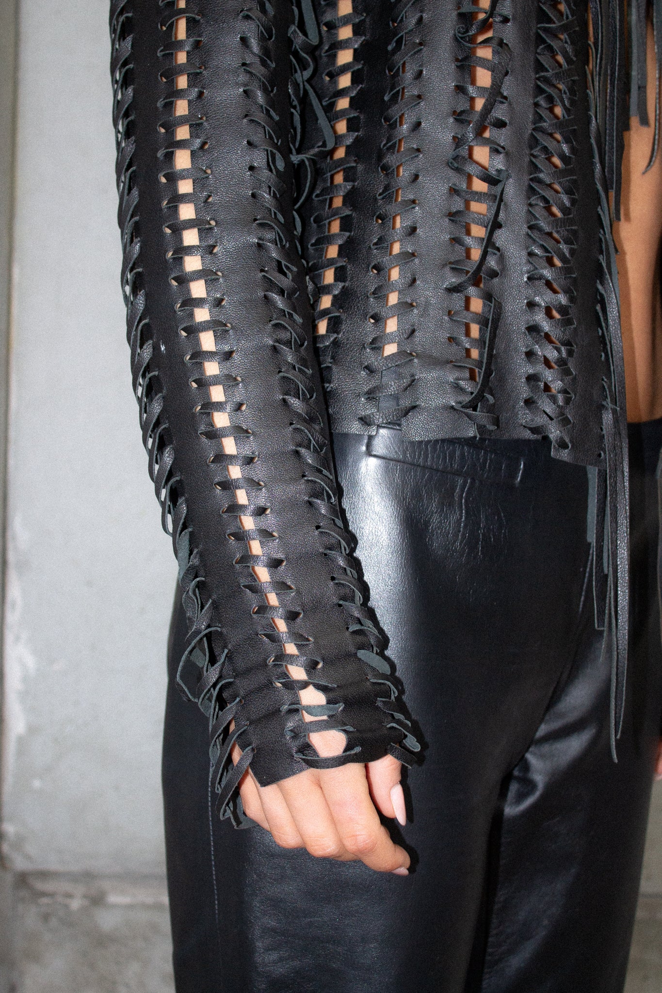 Harry Who / Vintage Leather Fringe Jacket