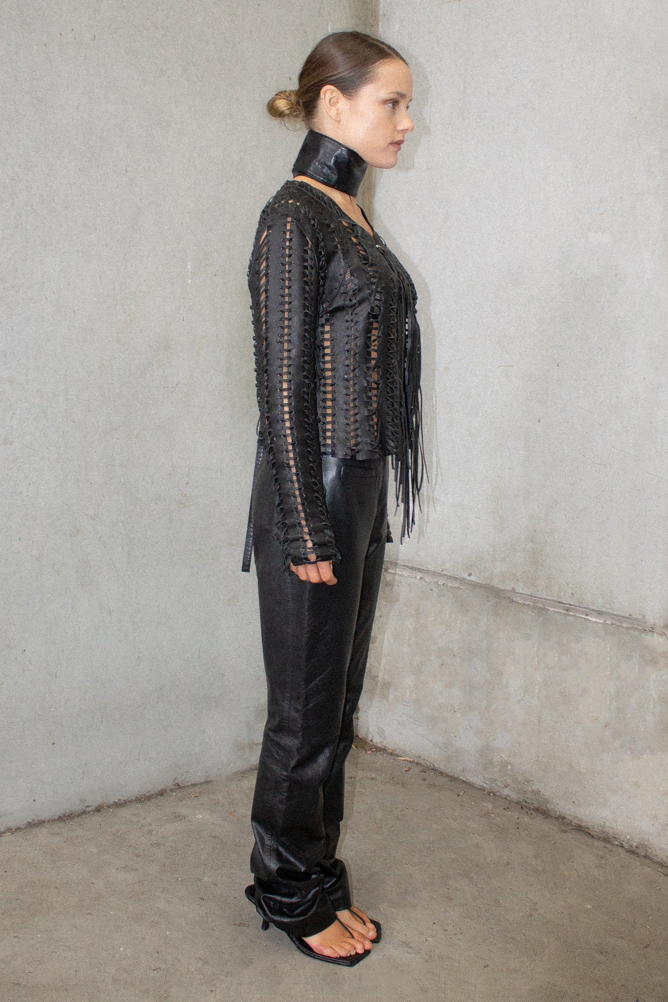 Harry Who / Vintage Leather Fringe Jacket