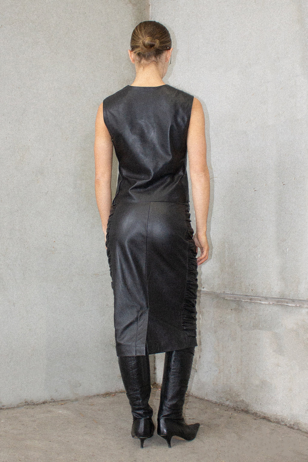 Dolce & Gabbana / Leather Skirt