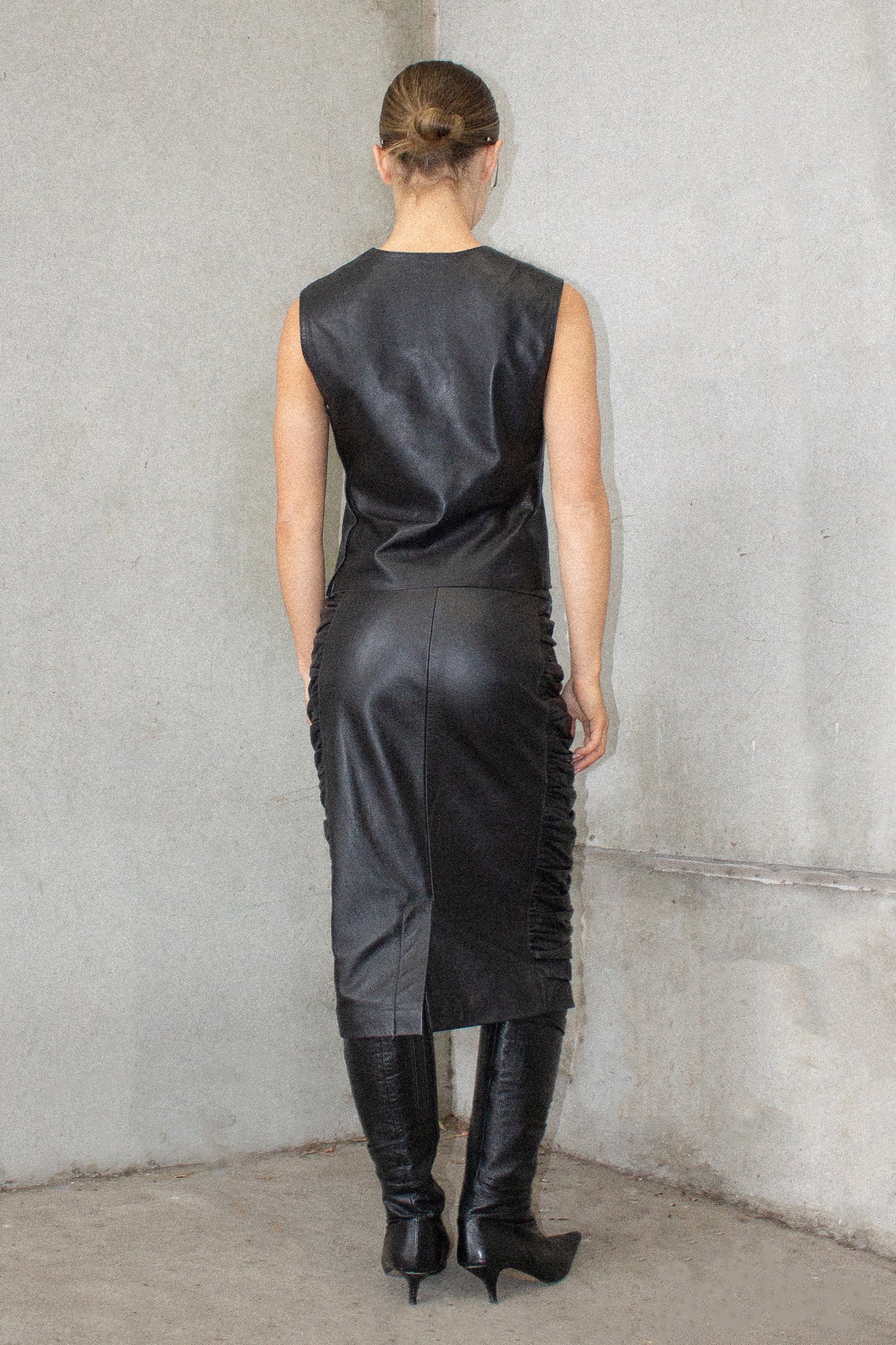 Dolce & Gabbana / Leather Skirt