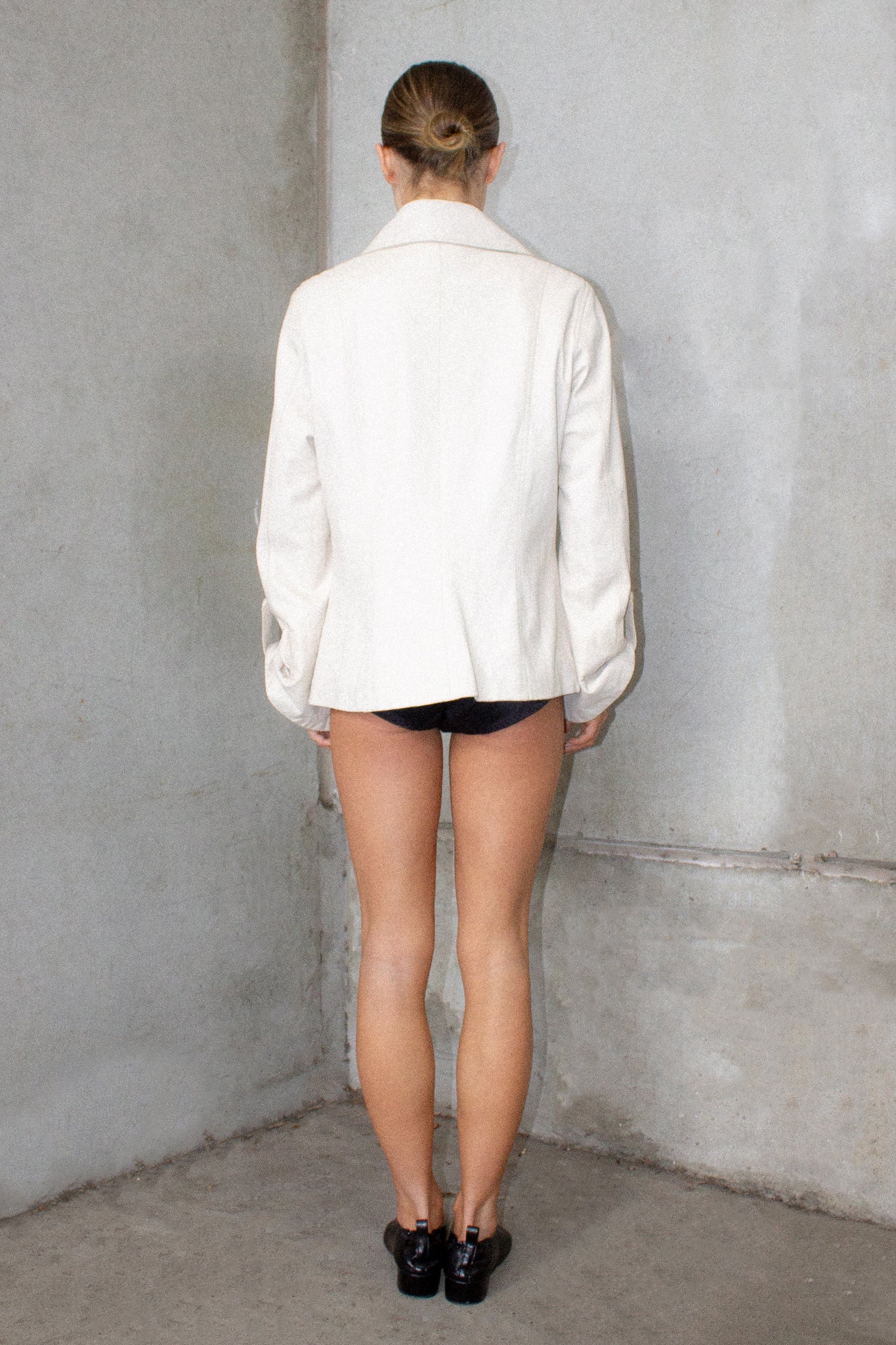Skin & Things / Cream Leather Jacket
